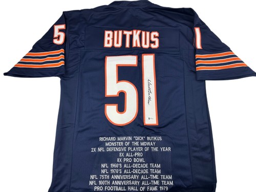 Maglia dick butkus firmata - dick,