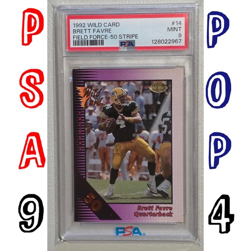 1992 wild card brett favre - card,
