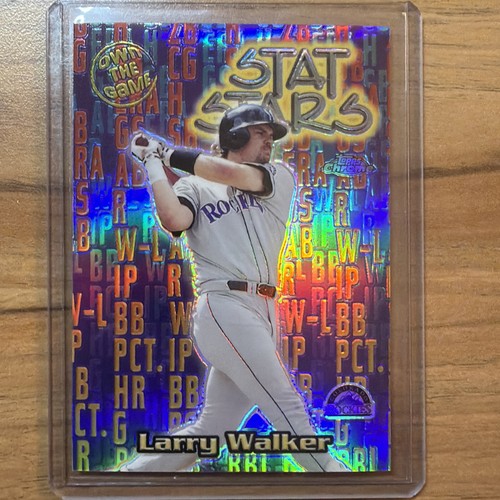 Larry walker 2000 topps chrome - topps,