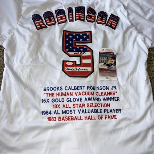 Maglia brooks robinson firmata - brooks,